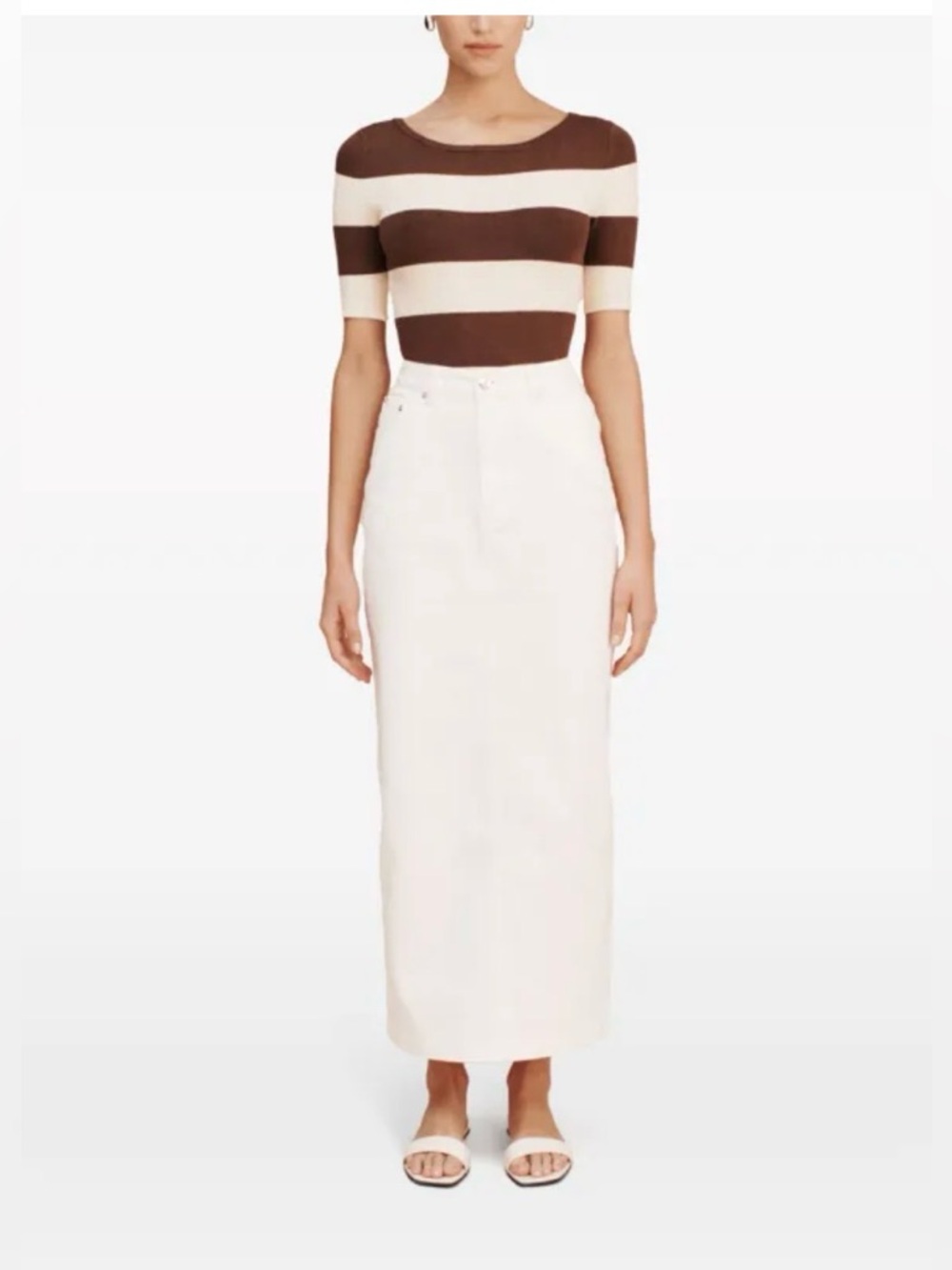 Posse Harvey Denim Midi Skirt